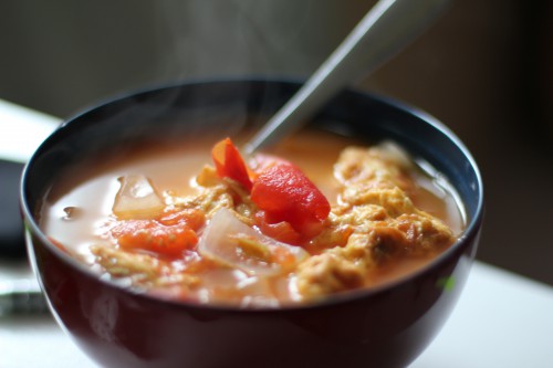 Tomato egg soup