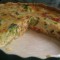 Broccoli and tomato quiche